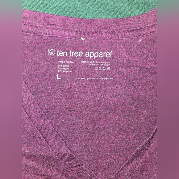 Purple and blue ten tree shirt - Picture 2 of 2